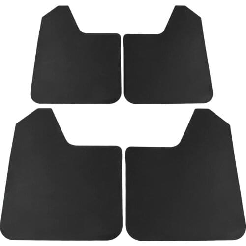 4pcs/set Universal Car SUV Pickup Mud Flaps Plastics Rigidity Sprayability Classic Mudguards Front Rear Splash Guards