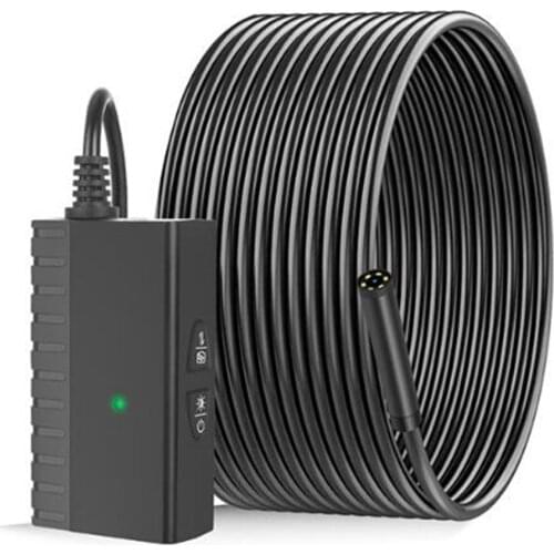 5MP 5mm 1944P WIFI Dual Lens Endoscope for iphone& android Double Camera Inspection Borescope Camera Otoscope 1M 3M 5M Optional