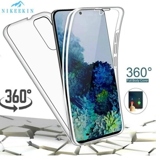 360 Full Silicone Clear Cases for Huawei Y8P Y7P Y6P Y5P Y6S Y9S 2018 Y7 Y6 Prime Y5 2019 P Smart 2020 Honor 9S 9C Nova 5T Cover