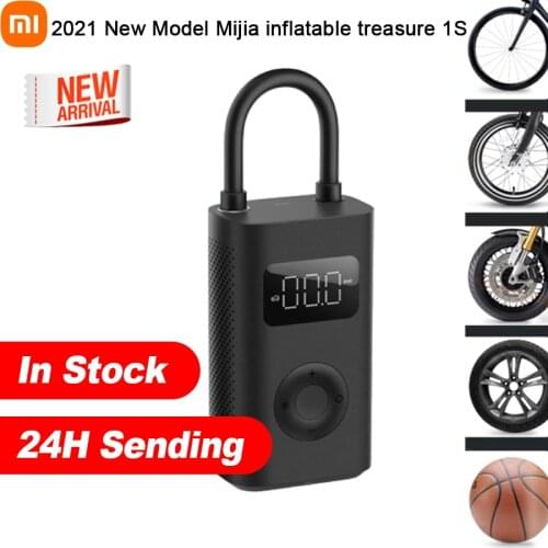 Newest Xiaomi Mijia Portable Smart Digital Tire Pressure Detection Electric Inflator Pump for Bike Motorcycle Car Football