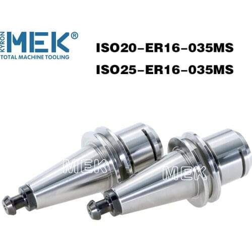 MEK NOT-Rust ISO Toolholder ISO20 ER16/ISO25 ER16 Collet Chuck Balance G2.5 30,000RPM ISO Spindle holder for CNC Machine