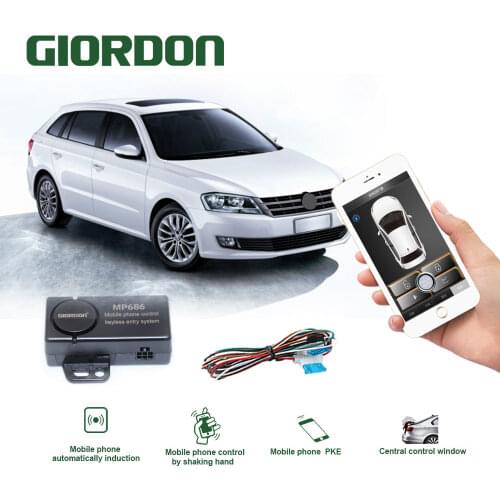 GIORDON Auto Alarm Systems Car Remote Central Kit Remote Central Door Lock Keyless System Central Locking Intelligent Control
