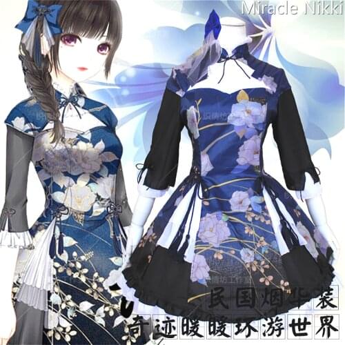 Hot Game Miracle Nikki Cosplay Dresses Nikki Halloween Party Cos Sweet And Lovely Lolita Republic Style Dress Costume