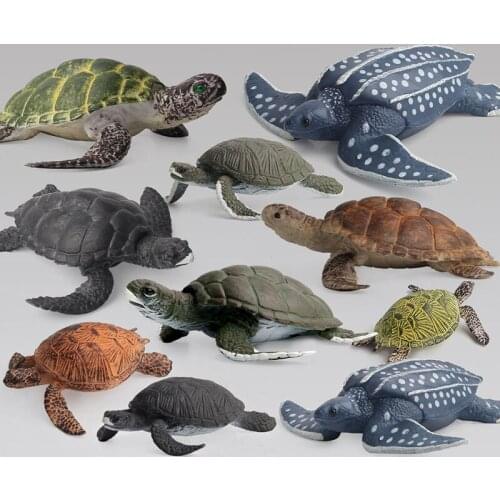 Sea Life Simulation Animal Model turtle Action Toy Figures Educational Collection Gift for Kids toys for children