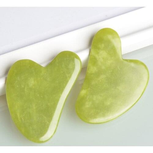 Guasha Massage Board Natural Jade Stone Gua Sha Scraper Beauty Tool Health Care Meridian Scraping Plate Lose Weight Massager SPA
