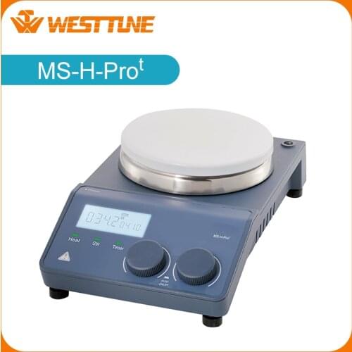MS-H-ProT LCD Digital Hotplate Magnetic Stirrer with Timer, Max. Temperature At 340℃, Speed Range 100 – 1500rpm