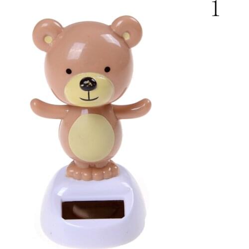 New solar power to dance style solar toys Childrens toy car inner decoration home decoration beautiful Christmas gifts