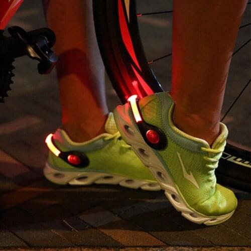 LED Warning Light Clip Flashing Shoe Clip For Night Running Riding Bicyle Jogging Safety Light Lamp Sport Light Emergency