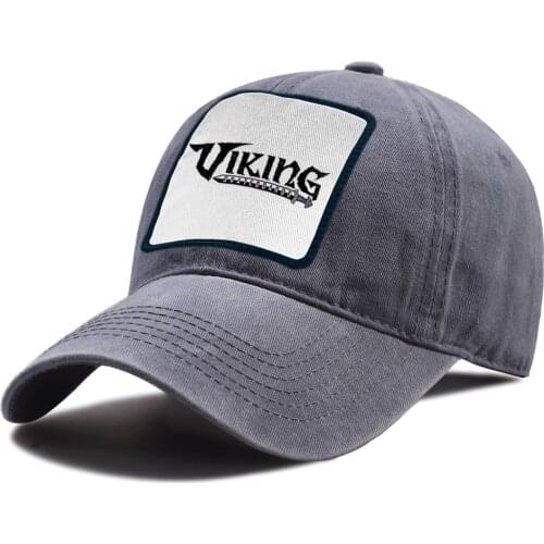 Adjustable Sport Snapback Hat Summer Outdoor Unisex Riding Hats Cotton Sunscreen Baseball Cap Vikings Hip Hop Print Baseball Cap