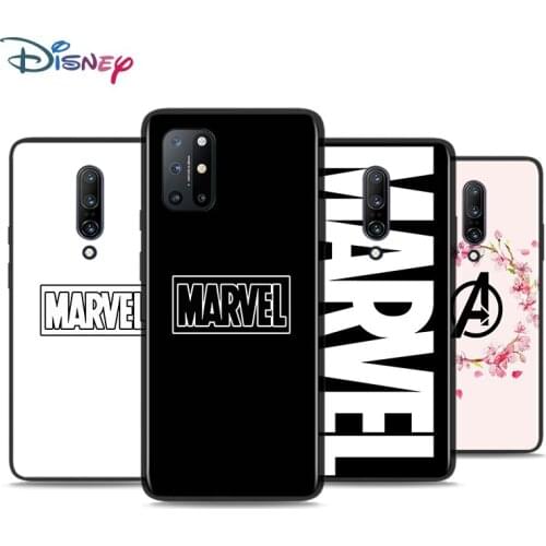 Silicone Cover Marvel Logo For OnePlus Nord N10 N100 8T 7T 6T 5T 8 7 6 Pro Plus Phone Case Shell Coque