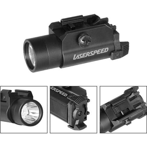 Tactical F1 Weapon Gun Light 450lm Airsoft Rifle Flashlight Pistol Scout Light Torch Hunting Pictinny Rail