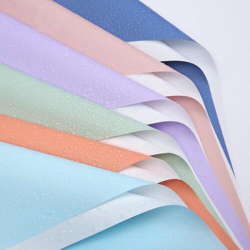 20pcs 58*58cm Waterproof Flower Bouquet Wrapping Paper Rose Flower Korean Wrap Paper Candy Color Paper