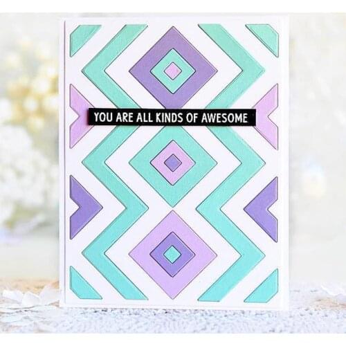 Wave Square Cover Panel Metal Die Cuts Cutting Dies For DIY Scrapbooking Embossing Paper Cards Decorative Crafts New 2018 Die