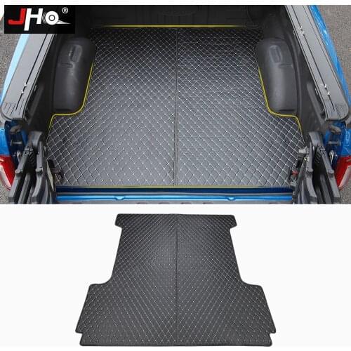 JHO Truck Bed Cargo Liner Protective Cover Mat For Ford F150 RAPTOR 2017-2020 2019 2018 XLT 4-door Crew Cab Lariat Accessories