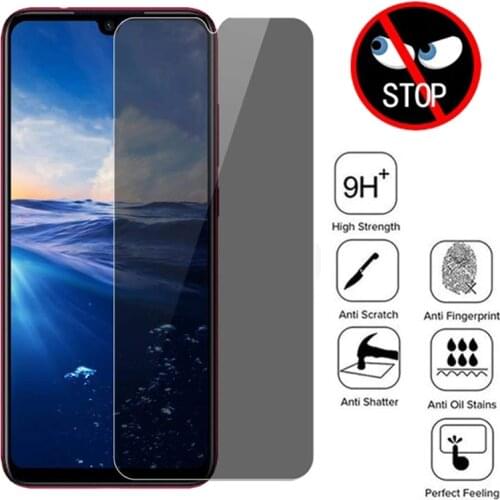 Anti-Spy Tempered Glass For Xiaomi Redmi Note 9 8 7 10 Pro 9S 8T 5 5pro 6 6pro Privacy Screen Protector Anti Glare Glass Film