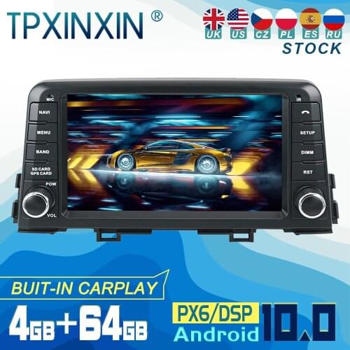 For Kia Morning 2016+ Android 10 Carplay Radio Player Car GPS Navigation Head Unit Car Stereo WIFI DSP BT