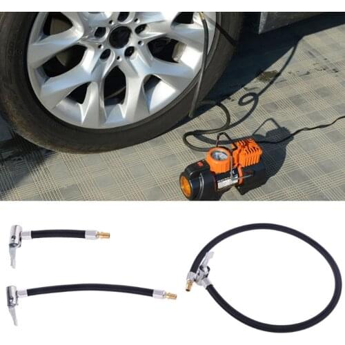 Car Tire Air Inflator Extension Hose Adapter Locking Air Chuck twist-on Lock connection with standard fine thread
