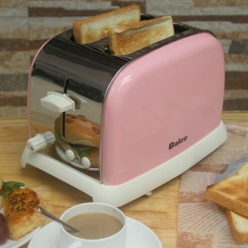 JRM0111 Household Toaster Retro British Stoves Stainless Steel Automatic Toaster Office Breakfast Machine 2/4 pieces Small size