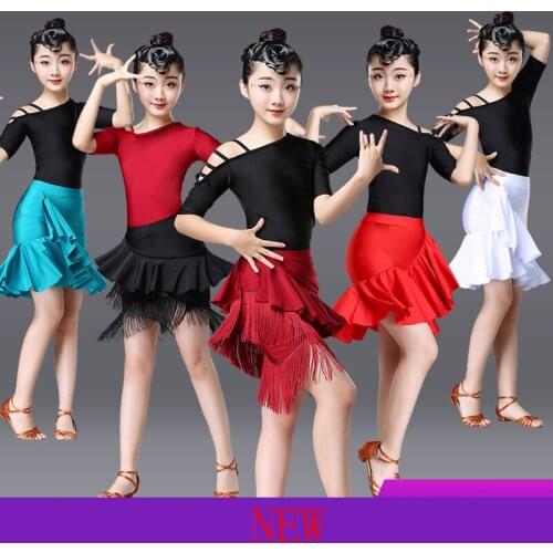 Girls Latin dance jazz dance costume new style children dance professional practice competition costume summer Latin dance dress