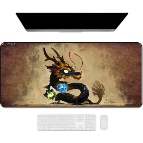 XGZ Orange Dragon Mouse Pad Xxl Anime Rubber Waterproof Gaming Desk Pad Game Carpet Laptop Mouse Mouse Pad Waterproof Xxl
