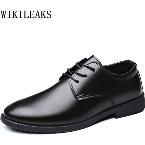 Men Leather Dress Shoes Corporate Shoes For Men Oxford Wedding Shoes Men Fashion Sapatos Masculino Social Erkek Spor Ayakkabi