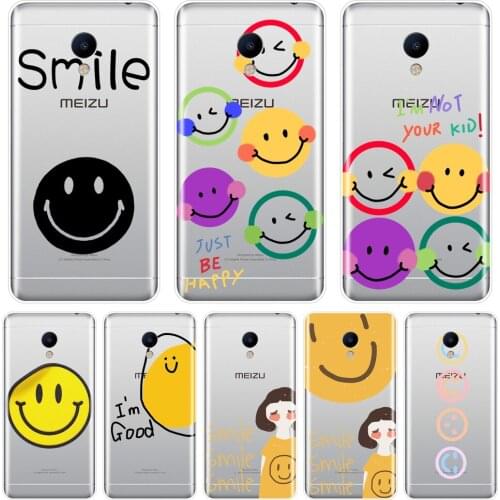 Cute Smile Funny Quotes Soft Silicone Phone Case For Meizu M2 M3 M3S M5 M5C M5S M6 M6S M6T Back Cover For Meizu M2 M3 M5 M6 Note