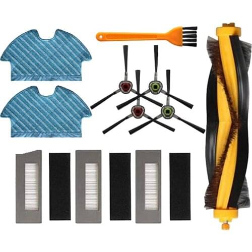11Pcs Main Side Brush Filter Mop Kit for Ecovacs Deebot Ozmo 900 DN5G Vacuum Cleaner Parts Strong Long-Lasting Cleaning