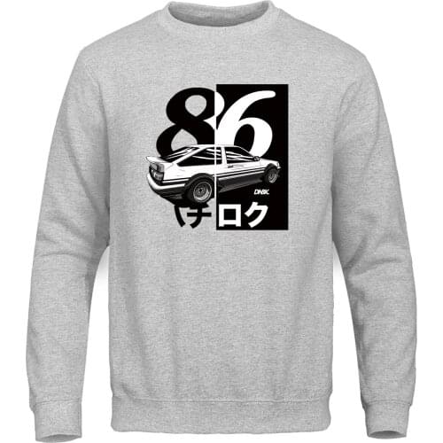 2019 Fashion New Japanese Anime Drift Initial D Sweatshirts Men Autumn Casual Sportswear Winter Fleece Harajuku Streetwear