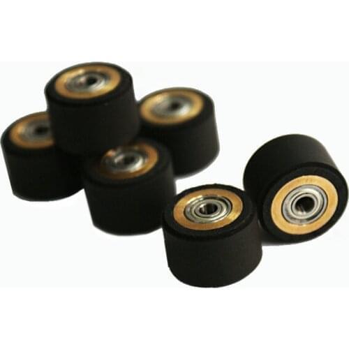 3pcs Mimaki Roland CAMM Skycut Graphtec CE5000 120 Liyu Cutting Plotter Vinyl Cutter Pinch Roller Wheel Roll Feed Rubber Copper