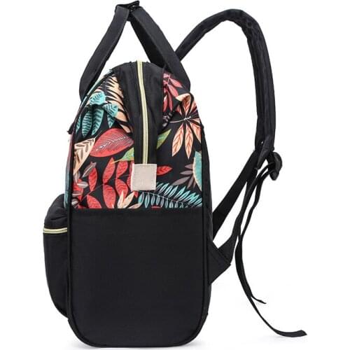 Diaper Bag USB Baby Nappy Bag Mummy Daddy Backpack Large Capacity Waterproof Casual Laptop Bag Rechargeable Holder for Bottle