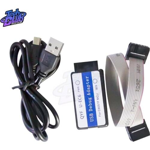 U-EC6 USB Universal Emulator Compatible With C8051 Full Range Of MCUs Tool Accessories Support IAR, Keil, Silabs IDE