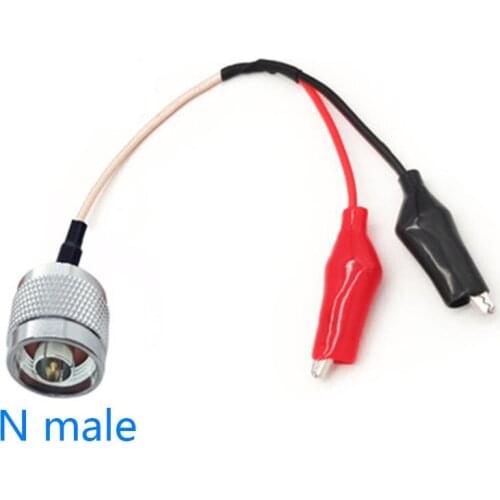 N male to alligator clip extension cable N female to alligator clip 50cm line