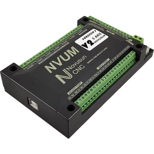 Mach3 USB Card 200KHz NVUM 3 axis / 4 axis / 5 axis / 6 axis CNC motion controller Slave funct for Stepper,Servo motor