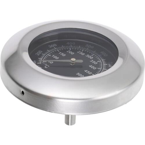 0-1000F Grill Pit Thermometer Fahrenheit BBQ Barbecue Charcoal Grill Pit Wood Smoker Temperature Gauge