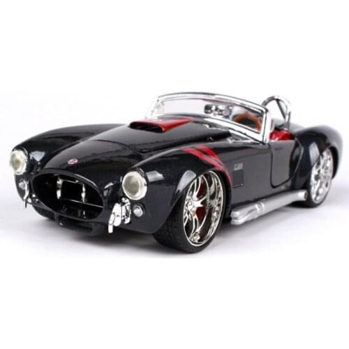 1:24 1969 Ford Shelby Cobra Classic Car Metal Model Vintage Automobile Toy Vehicle Diecast Decoration Collect Boys Gifts Display