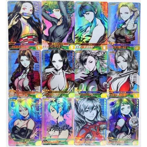 18pcs/set ACG Sailor Moon Demon Slayer Kimetsu No Yaiba Toys Hobbies Hobby Collectibles Game Collection Anime Cards