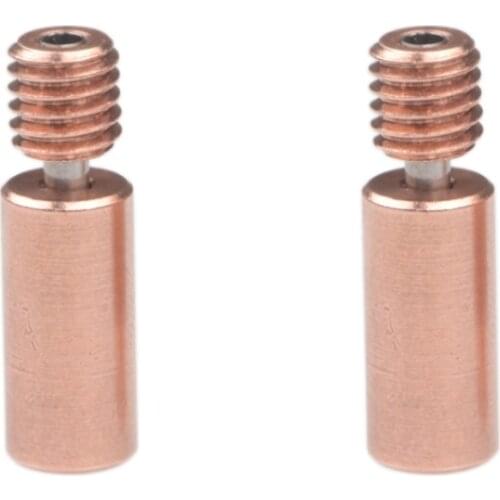 2PCS Bi-Metal Heatbreak 1.75MM Filament for E3D V6 Hotend Heater Block Multi-Nozzle 3D Printer Parts(Smooth)