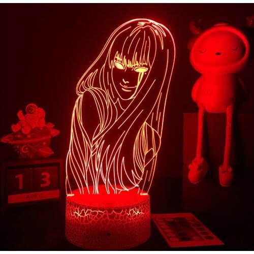 Anime 3d Lamp Tomie Junji Ito for Bedroom Decor Nightlight Kids Birthday Gift Manga Gadget Led Night Light Bedside