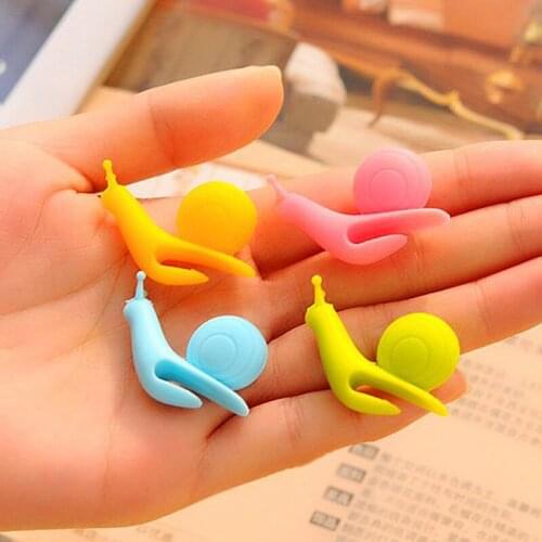 6Pcs Silicone Bag Tea Hanging Label Cup Glass Clip Holder Filter Tool Filters