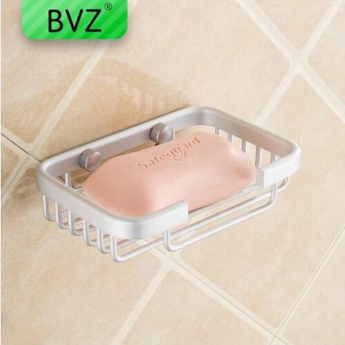 BVZ Aluminum Soap box Wall Attachment Soap Dish bathroom organizer bathroom shelf Bathroom Accessories