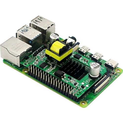 For Raspberry Pi 4B POE Module Power Over Ethernet IEEE 802.3Af Standard Switches POE Hat for Raspberry Pi 4 Model B/3B