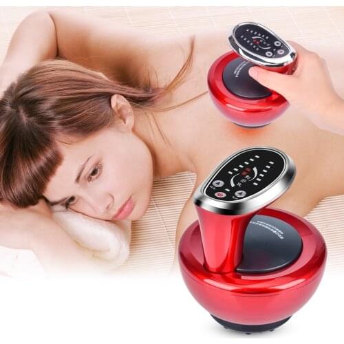 Electric Scraping Cupping Device 6 Block Upgrade Heating Physiotherapy Massager Health Care Detoxification Wet Meridian Massage