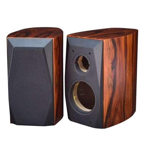 L-065 HiFi Empty Speakers Dalbergia Cochinchinensis Veneer 6.5-inch bookshelf speaker box