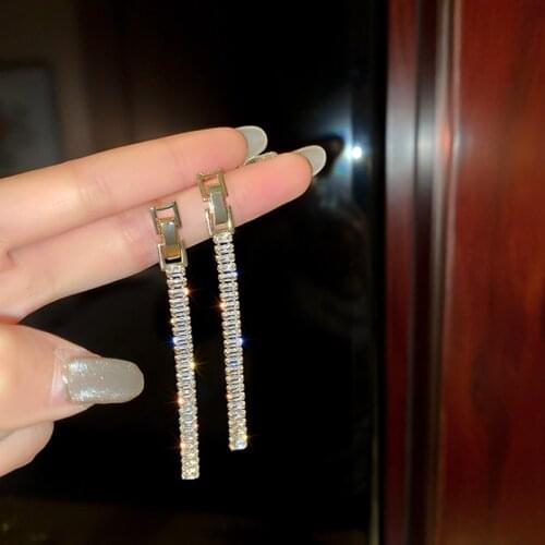 Summer new style personality creative long pendant earrings luxury fashion prom party earrings for women holiday gift jewelry