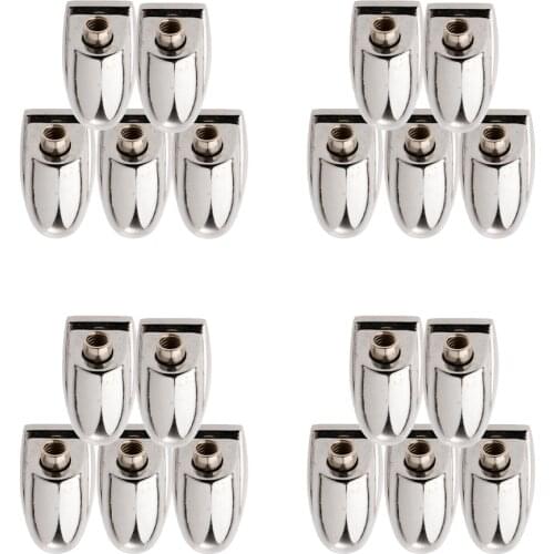 MagiDeal 20 x Snare Drum Lugs Hooks for Drum Set Kit Precussion Parts