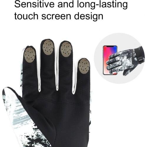 Multifunction Tear Resistance Windproof Warm Touchscreen Gloves for Ski