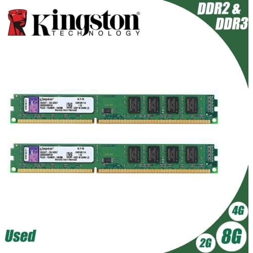 Kingston PC Memory RAM Memoria Module Computer Desktop 1GB 2GB PC2 DDR2 4GB DDR3 8GB 667MHZ 800MHZ 1333MHZ 1600MHZ 8GB 1600