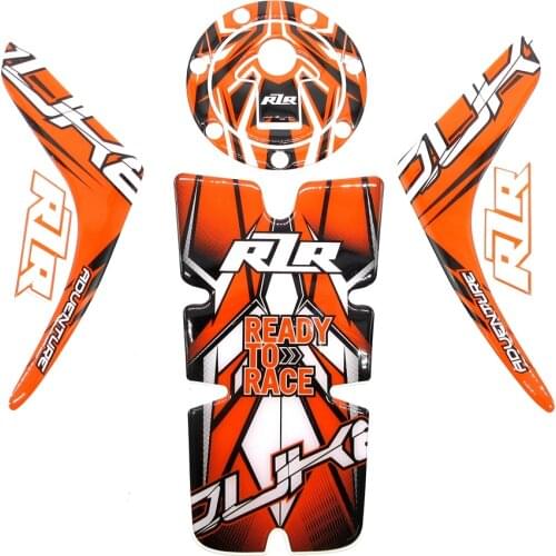 Motorcycle 3D Tank Pad Protector Fuel Tank Grip Stickers Cover Racing Decal For Ktm Duke 390 250