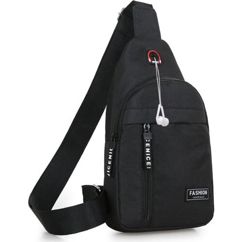 2021 Men Shoulder Bags Nylon Waist Packs Sling Bag Crossbody Outdoor Sport Shoulder Chest Daily Picnic Canvas Messenger Bag