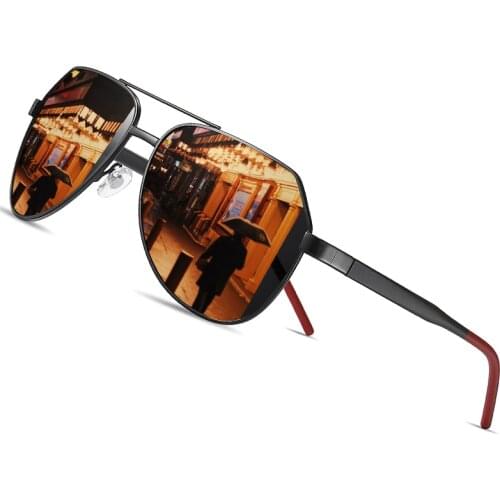 AOFLY Brand Design Polarized Sunglasses For Men Vintage Style Pilot Sun Glasses Male Fishing Driving Goggles Shades For Women